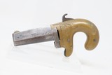 CIVIL WAR Era Antique MOORE’S PATENT FIREARMS All Metal No. 1 .41 DeringerRARE & Beautifully Engraved CIVIL WAR Era Pistol - 2 of 16