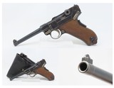 DWM BRAZILIAN Contract LUGER M1906 7.65x21mm Pistol C&R HOLSTER/TOOL CIRCLED “B” on Receiver; CARREGADA on the Extractor