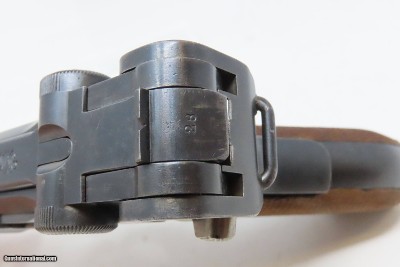 DWM BRAZILIAN Contract LUGER M1906 7.65x21mm Pistol C&R HOLSTER/TOOL CIRCLED “B” on Receiver; CARREGADA on the Extractor - Image 10 of 23