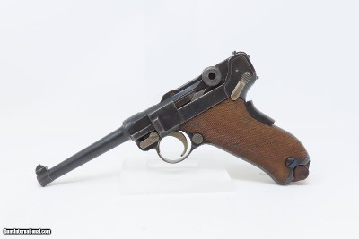 DWM BRAZILIAN Contract LUGER M1906 7.65x21mm Pistol C&R HOLSTER/TOOL CIRCLED “B” on Receiver; CARREGADA on the Extractor - Image 4 of 23