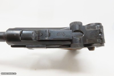 DWM BRAZILIAN Contract LUGER M1906 7.65x21mm Pistol C&R HOLSTER/TOOL CIRCLED “B” on Receiver; CARREGADA on the Extractor - Image 11 of 23