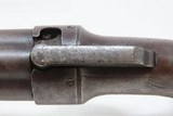 GOLD RUSH Era ALLEN & THURBER Antique WORCHESTER Period PEPPERBOX RevolverENGRAVED First DA Revolving Percussion Pistol - 8 of 18