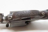 ADAMS Patent POCKET Revolver ANCION & CIE Belgium .32 Antique ENGRAVED Early Double Action Only Revolver - 13 of 19