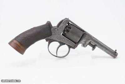 ADAMS Patent POCKET Revolver ANCION & CIE Belgium .32 Antique ENGRAVED Early Double Action Only Revolver - Image 16 of 19