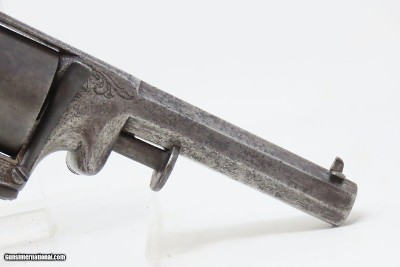 ADAMS Patent POCKET Revolver ANCION & CIE Belgium .32 Antique ENGRAVED Early Double Action Only Revolver - Image 19 of 19