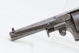 ADAMS Patent POCKET Revolver ANCION & CIE Belgium .32 Antique ENGRAVED Early Double Action Only Revolver - 5 of 19