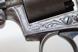 ADAMS Patent POCKET Revolver ANCION & CIE Belgium .32 Antique ENGRAVED Early Double Action Only Revolver - 6 of 19