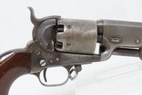 c1857 COLT Model 1851 NAVY Revolver CIVIL WAR RANGER Antique Third Model, 3rd Type CUT FOR SHOULDER STOCK, Swivel - 20 of 21