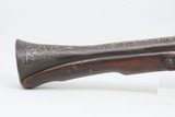 Antique Ornate OTTOMAN Flintlock BLUNDERBUSS DAG/KNEE Pistol PIRATES Ornate Pattern Short Scattergun with Sling Bar - 16 of 16