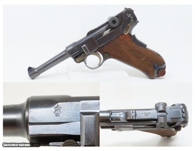 SCARCE DUTCH Contract VICKERS Model 1906 LUGER Pistol GS 1929 INDONESIA C&R 1 of only 6,000 Assembled in ENGLAND Beginning in 1919