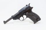 WW II THIRD REICH German SPREEWERKE “cyq” Code P.38 Pistol C&RWorld War 2 9mm Sidearm w/HOLSTER & EXTRA MAGAZINE - 6 of 25