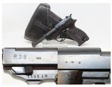 WW II THIRD REICH German SPREEWERKE “cyq” Code P.38 Pistol C&RWorld War 2 9mm Sidearm w/HOLSTER & EXTRA MAGAZINE - 1 of 25