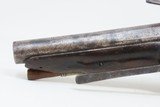 Spanish PATILLA MIQUELET Flintlock .69 Caliber PISTOL with Family Crest Antique Large Martial Pistol with Belt Hook - 19 of 19