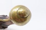 Spanish PATILLA MIQUELET Flintlock .69 Caliber PISTOL with Family Crest Antique Large Martial Pistol with Belt Hook - 12 of 19