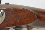 HEWES & PHILLIPS US SPRINGFIELD Model 1816 .69 MUSKET Antique “Bolster” Conversion with BAYONET - 17 of 23