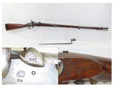 HEWES & PHILLIPS US SPRINGFIELD Model 1816 .69 MUSKET Antique “Bolster” Conversion with BAYONET - 1 of 23