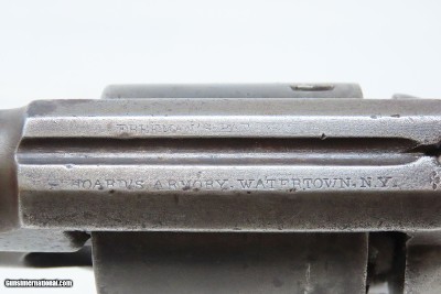 CIVIL WAR Antique HOARD’S ARMORY Army Model .44 Caliber Percussion REVOLVER 1 of Just 2,000 AUSTIN T. FREEMAN Patent Revolvers - Image 8 of 17