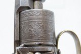VERY RARE Antique MASSACHUSETTS ARMS Revolver MANUALLY REVOLVED CylinderETCHED & ENGRAVED; 1 of Only 900 Manufactured - 20 of 20