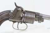 VERY RARE Antique MASSACHUSETTS ARMS Revolver MANUALLY REVOLVED CylinderETCHED & ENGRAVED; 1 of Only 900 Manufactured - 5 of 20