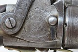 VERY RARE Antique MASSACHUSETTS ARMS Revolver MANUALLY REVOLVED CylinderETCHED & ENGRAVED; 1 of Only 900 Manufactured - 12 of 20