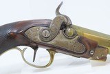 Antique 1850s BELGIAN Percussion LARGE BORE .69 “MANSTOPPER” Belt Pistol
BRASS BARRELED Self-defense BELT/POCKET Pistol - 4 of 17