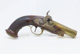 Antique 1850s BELGIAN Percussion LARGE BORE .69 “MANSTOPPER” Belt Pistol
BRASS BARRELED Self-defense BELT/POCKET Pistol - 2 of 17