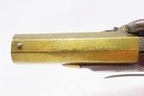 Antique 1850s BELGIAN Percussion LARGE BORE .69 “MANSTOPPER” Belt Pistol
BRASS BARRELED Self-defense BELT/POCKET Pistol - 9 of 17