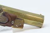 Antique 1850s BELGIAN Percussion LARGE BORE .69 “MANSTOPPER” Belt Pistol
BRASS BARRELED Self-defense BELT/POCKET Pistol - 5 of 17