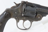 Nicely Engraved .38 CF IVER JOHNSON ARMS & CYCLE Top Break C&R DA RevolverNICE Turn of the Century SELF DEFENSE Revolver - 17 of 18