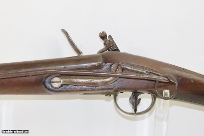18th Century SCANDINAVIAN DOGLOCK Cavalry Carbine Saddle Ring .70 Antique Early Flintlock Design with Half Cock Safety Hook - Image 14 of 17