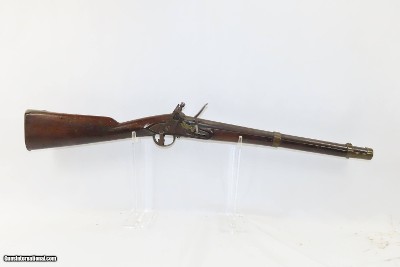 18th Century SCANDINAVIAN DOGLOCK Cavalry Carbine Saddle Ring .70 Antique Early Flintlock Design with Half Cock Safety Hook - Image 2 of 17