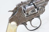 NICELY ENGRAVED Top-Break THAMES ARMS COMPANY .32 C&R Revolver PEARL GRIPS
Early 1900s Self Defense/Concealed Carry Revolver - 18 of 19