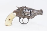 NICELY ENGRAVED Top-Break THAMES ARMS COMPANY .32 C&R Revolver PEARL GRIPS
Early 1900s Self Defense/Concealed Carry Revolver - 16 of 19