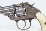 NICELY ENGRAVED Top-Break THAMES ARMS COMPANY .32 C&R Revolver PEARL GRIPS
Early 1900s Self Defense/Concealed Carry Revolver - 4 of 19