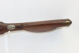 Antique 16 g. DOUBLE BARREL Side x Side FLINTLOCK Shotgun SILVER ESCUTCHEON 200+ Year Old Shotgun/FOWLING PIECE - 10 of 18