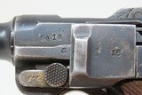 1918/1920 WORLD WAR I ERFURT Luger Double Date 9x19mm GERMAN POLICE 1920-30s Prussian Police Sidearm w/ Holster - 9 of 25