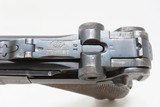 1918/1920 WORLD WAR I ERFURT Luger Double Date 9x19mm GERMAN POLICE 1920-30s Prussian Police Sidearm w/ Holster - 15 of 25