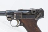 1918/1920 WORLD WAR I ERFURT Luger Double Date 9x19mm GERMAN POLICE 1920-30s Prussian Police Sidearm w/ Holster - 7 of 25