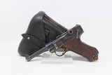 1918/1920 WORLD WAR I ERFURT Luger Double Date 9x19mm GERMAN POLICE 1920-30s Prussian Police Sidearm w/ Holster - 2 of 25