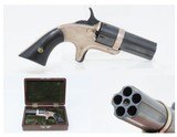c1866 CONTINENTAL ARMS .22 Short Black Powder PEPPERBOX Pistol Cased Antique SCARCE 1 of 800 Pepperbox 5-SHOT Revolvers Made - 1 of 18