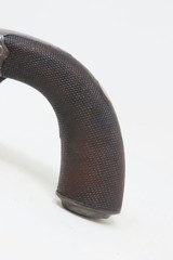 ENGRAVED Antique BRITISH Boxlock .54 “MANSTOPPER” Percussion BELT PistolMid-1800s SIDEHAMMER Belt/Coat Pocket Pistol - 15 of 17