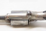 FINE Antique COLT NEW LINE .38 ETCHED PANEL Pocket Revolver w/4-INCH BARREL RARE 4-INCH Barrel WILD WEST Self Defense Gun - 15 of 21