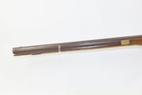 Birdseye Maple LONG RIFLE NICANOR KENDALL WINDSOR VERMONT Antique With Large Fancy Brass Patchbox - 16 of 18