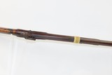 Birdseye Maple LONG RIFLE NICANOR KENDALL WINDSOR VERMONT Antique With Large Fancy Brass Patchbox - 10 of 18