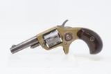 HANDY Antique COLT NEW LINE .22 Cal. RF Self Defense POCKET Revolver 7-SHOT SELF DEFENSE Revolver with NICKEL/BLUE Plating - 2 of 16