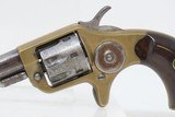 HANDY Antique COLT NEW LINE .22 Cal. RF Self Defense POCKET Revolver 7-SHOT SELF DEFENSE Revolver with NICKEL/BLUE Plating - 4 of 16