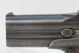 REMINGTON ARMS-U.M.C. Double DERINGER Type III .41 RF C&R Pistol OVER/UNDER Long-Lived American Conceal & Carry Pistol - 5 of 14