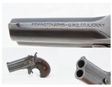 REMINGTON ARMS-U.M.C. Double DERINGER Type III .41 RF C&R Pistol OVER/UNDER Long-Lived American Conceal & Carry Pistol - 1 of 14