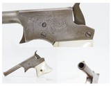 “WILL & FINCK” Marked Engraved REMINGTON No. 1 Vest Pocket .22 RF DERINGERPEARL GRIPS; 1 of 17,000 Made During Production Run - 1 of 16