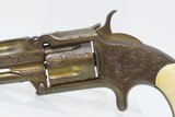 Nice GOLD FINISHED Antique SMITH & WESSON Number 1-1/2 “NEW MODEL” Revolver ENGRAVED .32 Cal. S&W WILD WEST/FRONTIER Revolver - 4 of 17